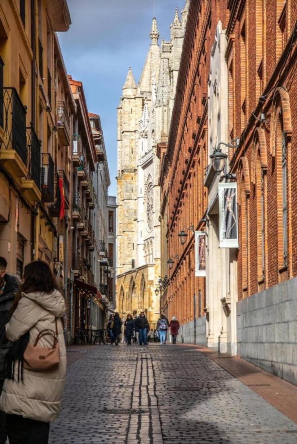 Apartamento A 15 Segundos De La Plaza Mayor Y 1 Minuto De La Catedral Leão Exterior foto